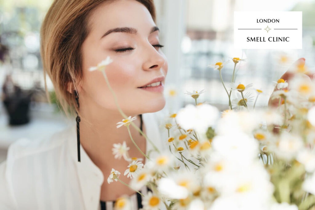 loss of sense of smell with logo